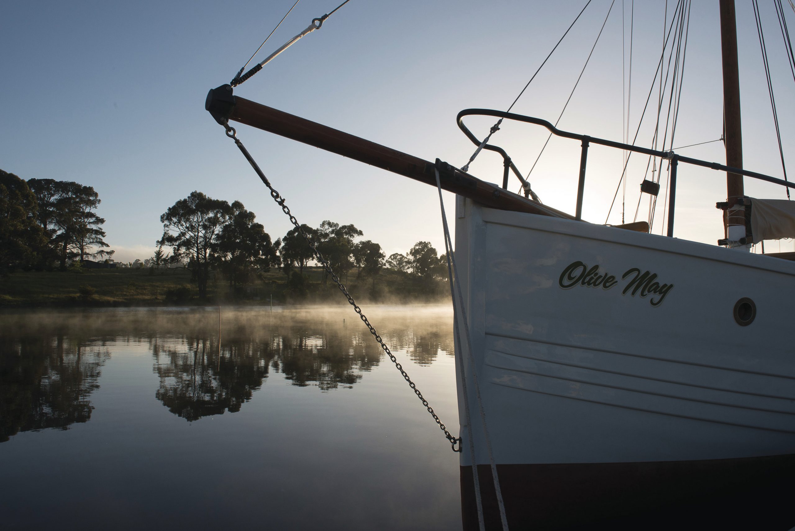 Wooden Boat Huon River Port Huon