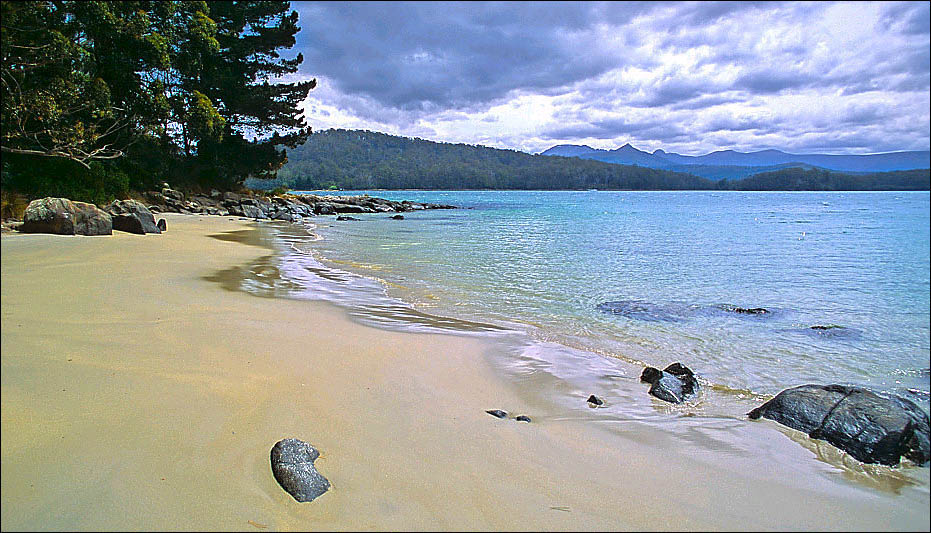 Cockle Creek beach, Southern Tasmania