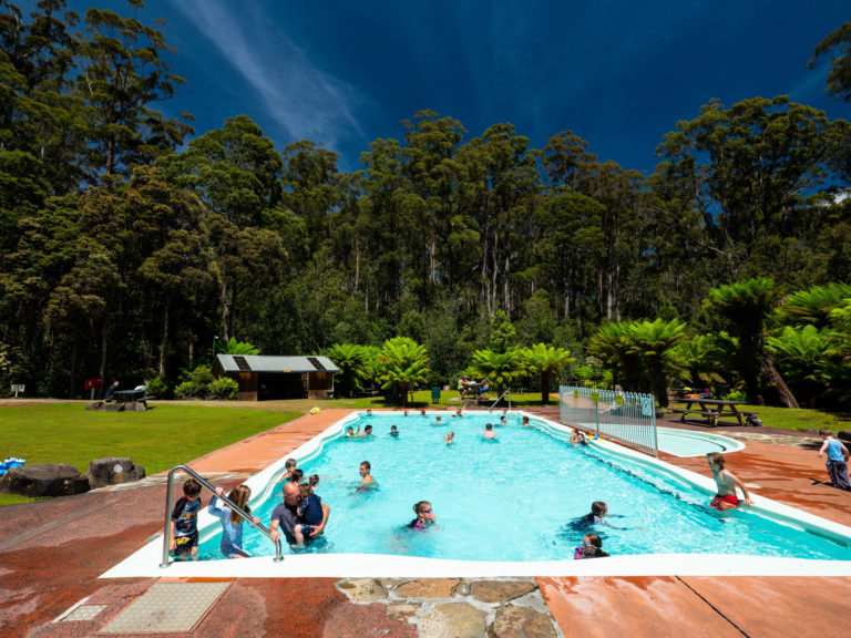 Hastings Caves and Thermal Springs Pool The Huon Valley Southern Tasmania