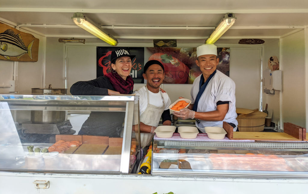 Local food truck at Geeveston, Southern Tasmania