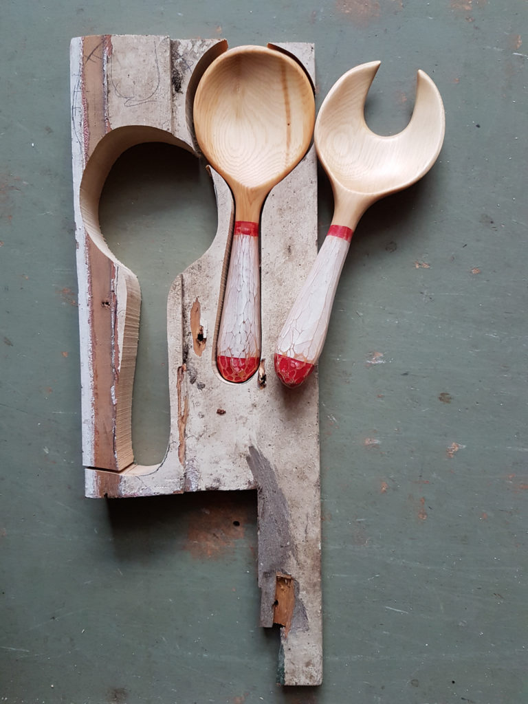 Huon pine spoon carving kit